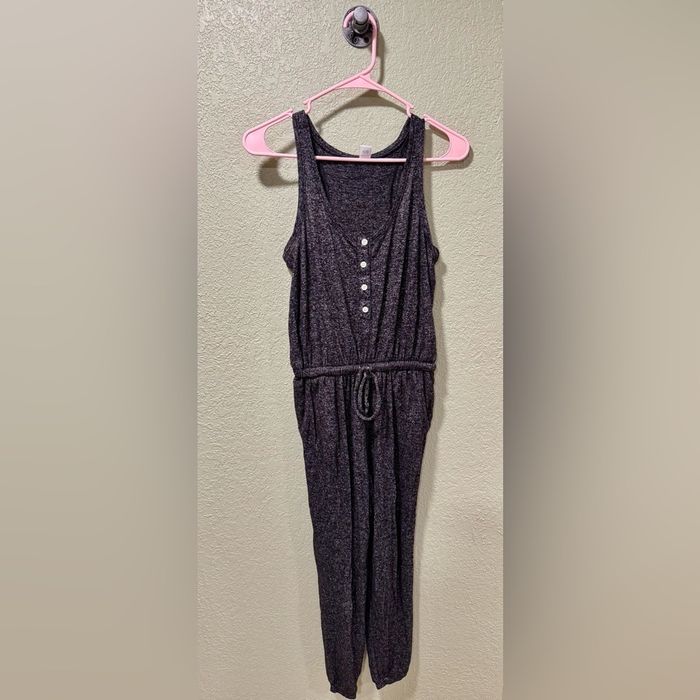 Old Navy Black and Gray Romper- XS Petite